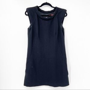 Comptoir Des Cotonners Rolled Neck Wool Dress 40